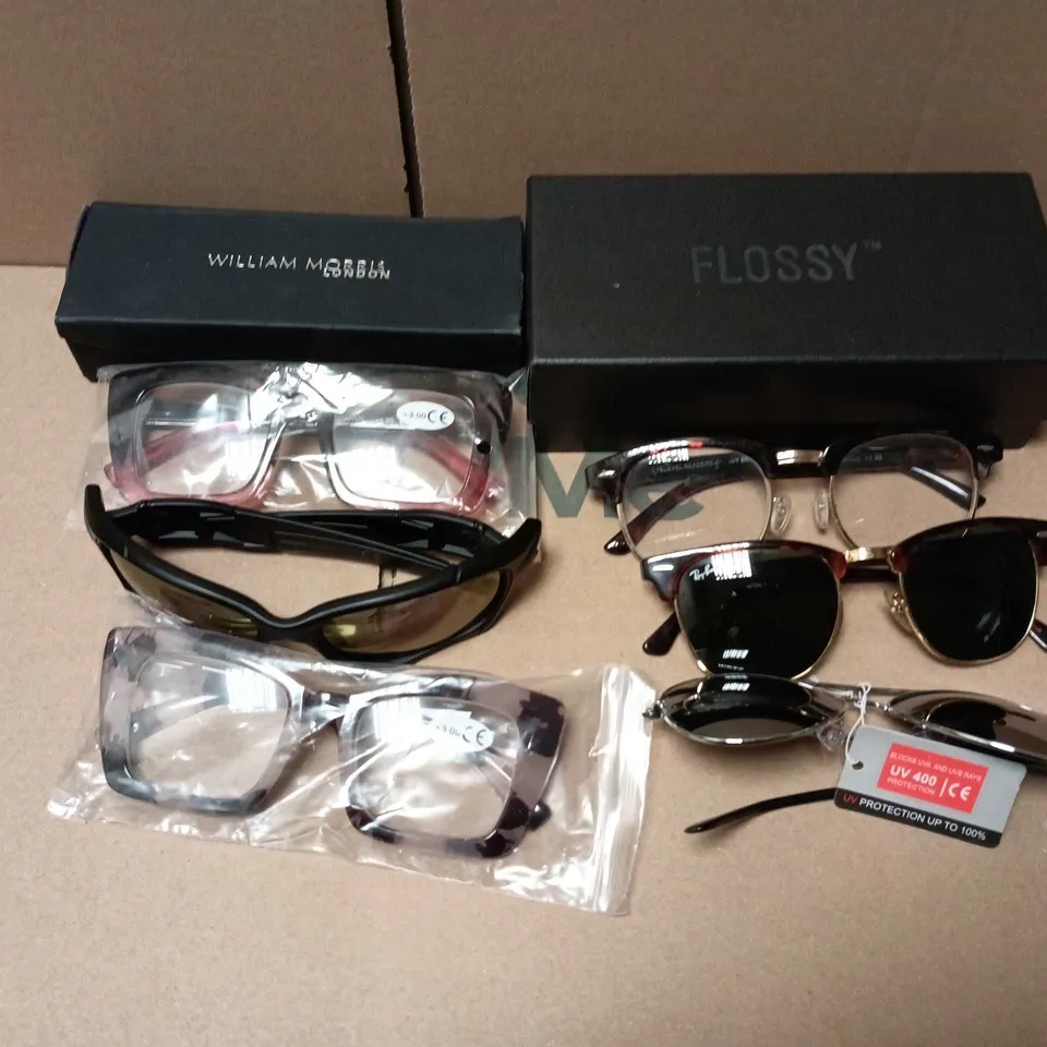 APPROXIMATELY 12 ASSORTED GLASSES/SUNGLASSES IN VARIOUS DESIGNS 