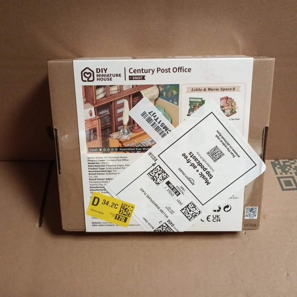 SEALED ROLIFE DIY MINIATURE HOUSE – CENTURY POST OFFICE MODEL KIT, BOXED
