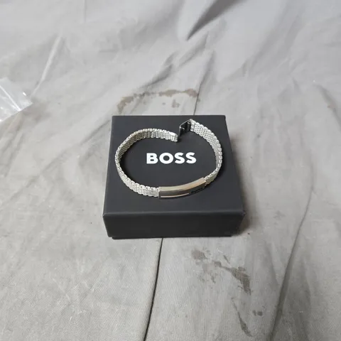 BOXED BOSS STAINLESS STEEL ALEN MESH BRACELET