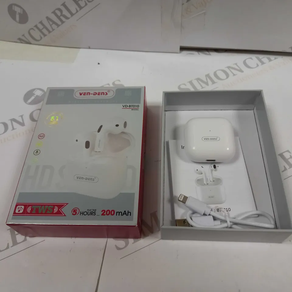VEN-DENS WIRELESS EARPHONES VD-BT010 BOXED 
