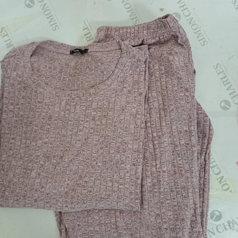 FAMILY WOMEN'S PAJAMA SET IN PINK SIZE XXL 