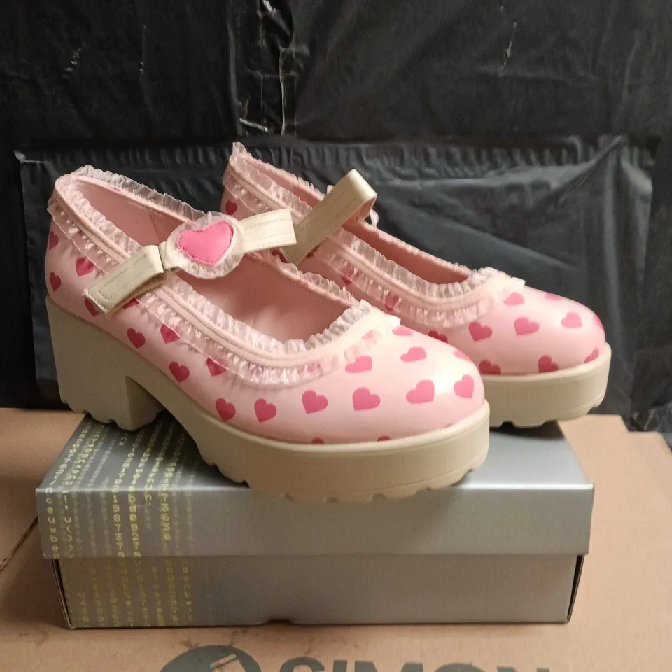 KOI MELANIE SWEETHEART MARY JANE SHOES PINK SIZE 10