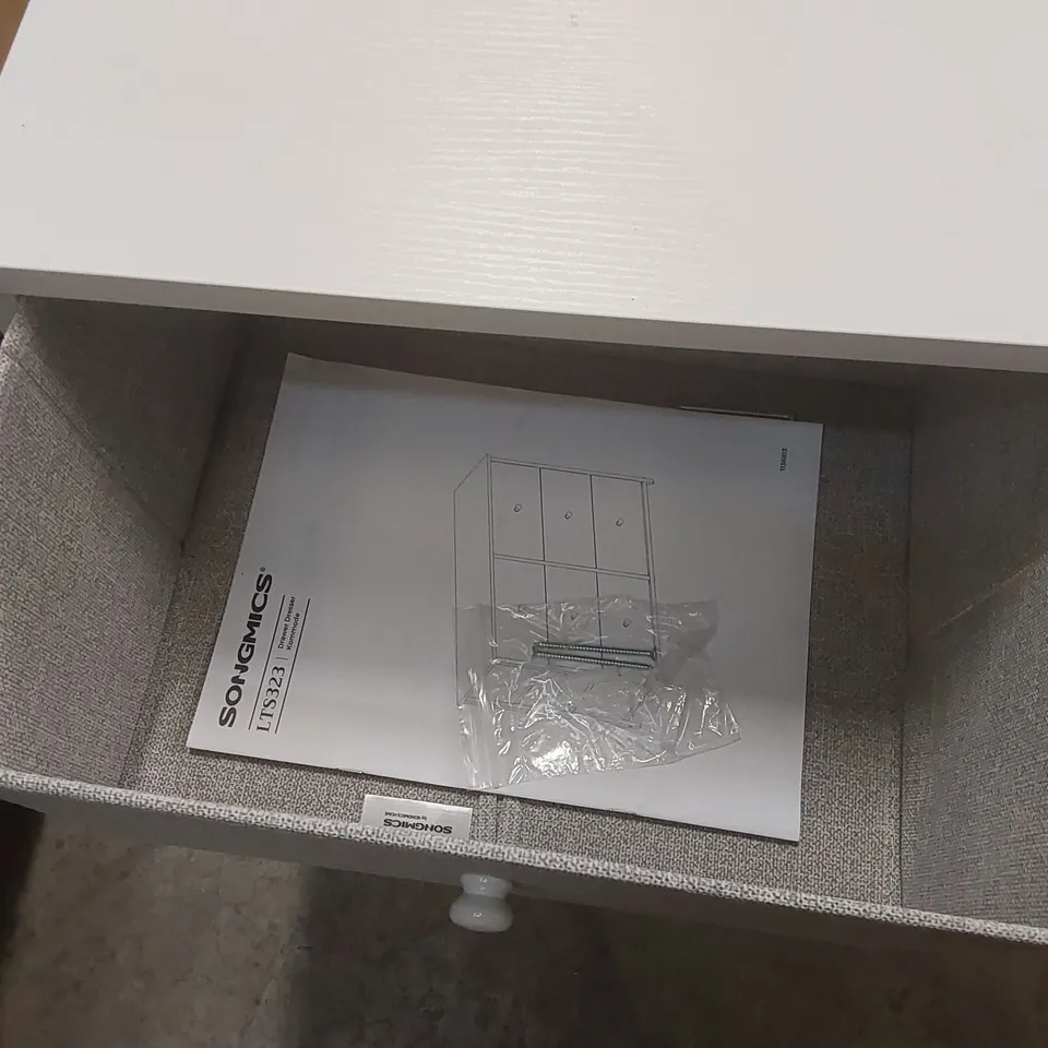 CHEST OF DRAWERS, 6 FABRIC DRAWERS WITH FRAME, STORAGE ORGANISER UNIT