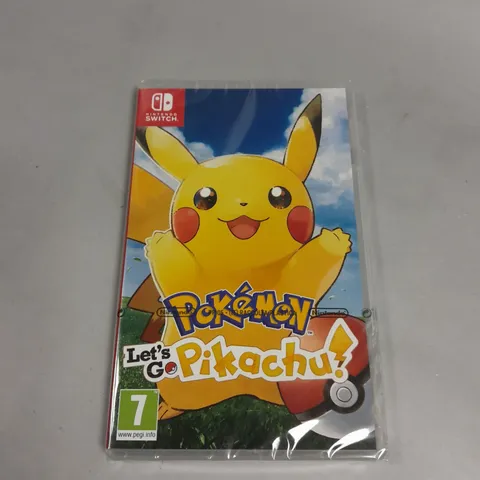SEALED POKEMON LET'S GO PIKACHU FOR NINTENDO SWITCH