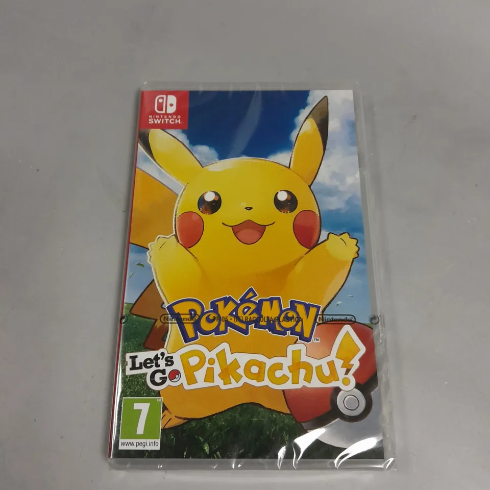 SEALED POKEMON LET'S GO PIKACHU FOR NINTENDO SWITCH 