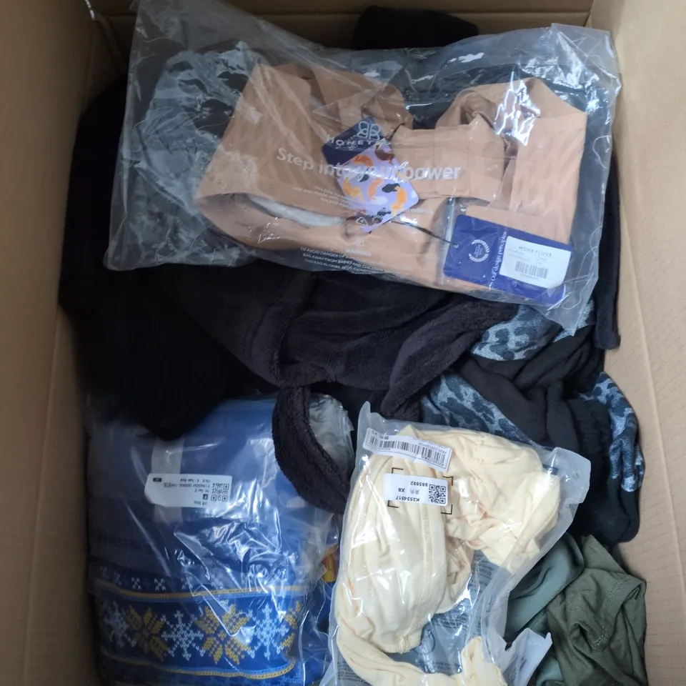 APPROXIMATELY 20 ASSORTED CLOTHING AND FASHION PRODUCTS IN VARIOUS STYLES AND SIZES - COLLECTION ONLY