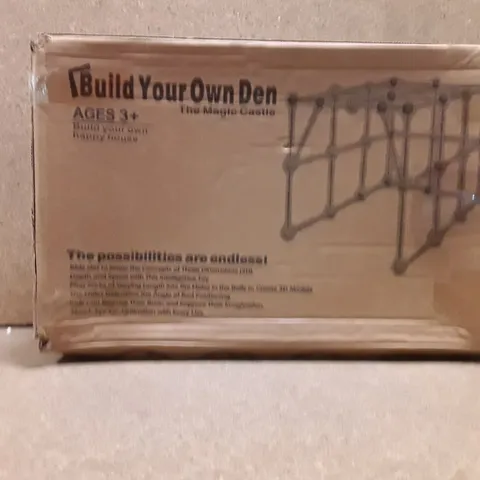 BOX TO CONTAIN 5 BUILD YOUR OWN DENS FOR CHILDREN