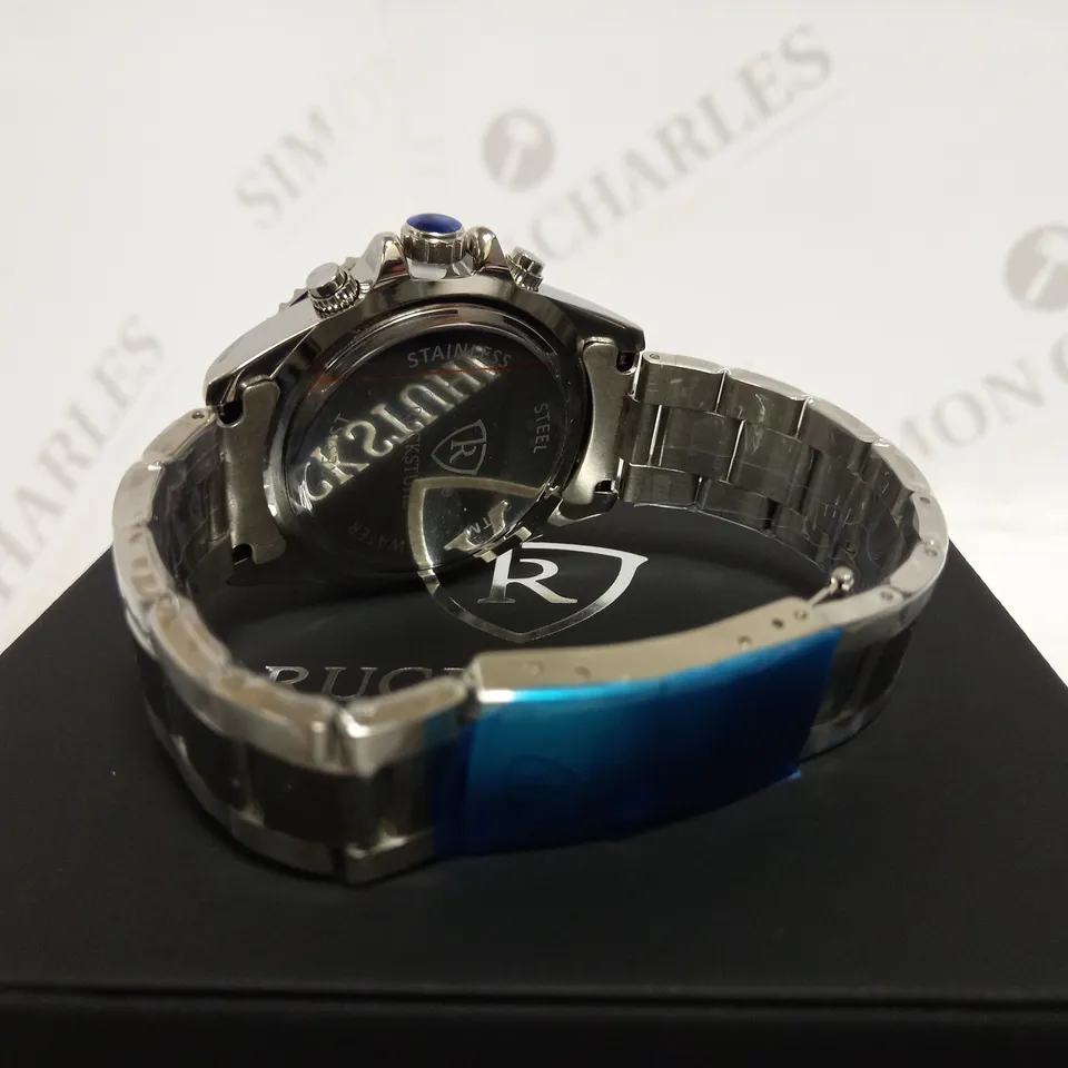 RUCKSTUHL CHRONOGRAPH STYLE BRACELET STRAP WRISTWATCH RRP £560