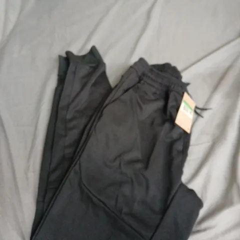 NIKE DRI-FIT BLACK TRACK PANTS, SIZE XL