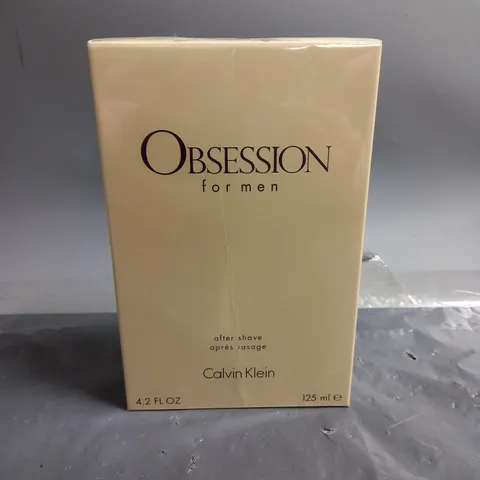 BOXED AND SEALED CALVIN KLEIN OBSESSION FOR MEN AFTER SHAVE 125ML 