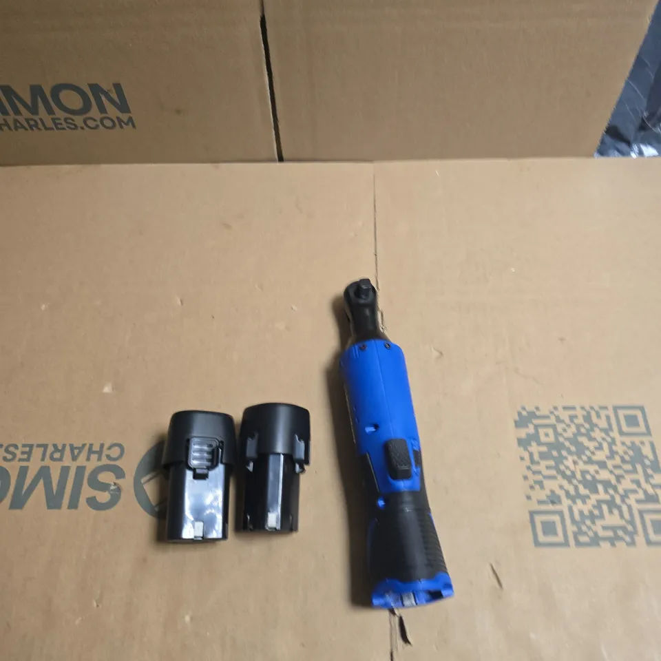 DAYPLUS CORDLESS RATCHET – BLUE, WITH 2 BATTERIES