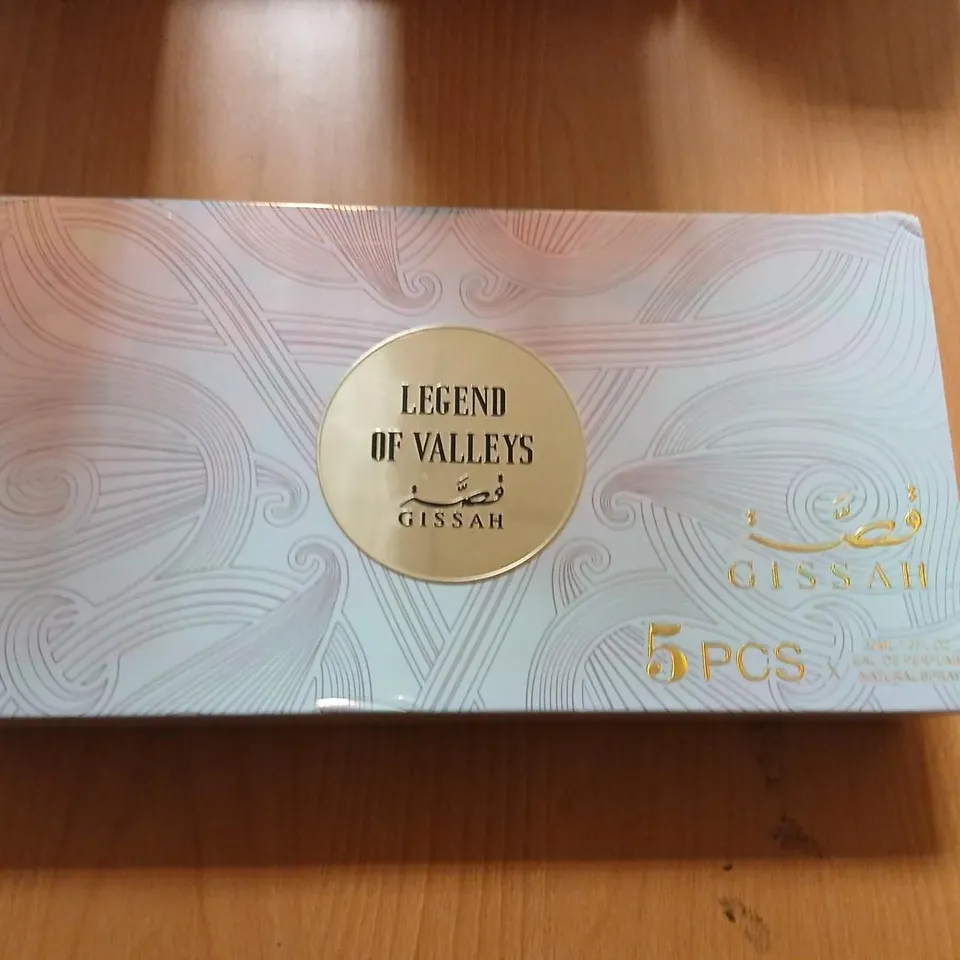 BOXED LEGEND OF VALLEYS GISSAH 5 PIECE 30ML EAU DE PERFUME