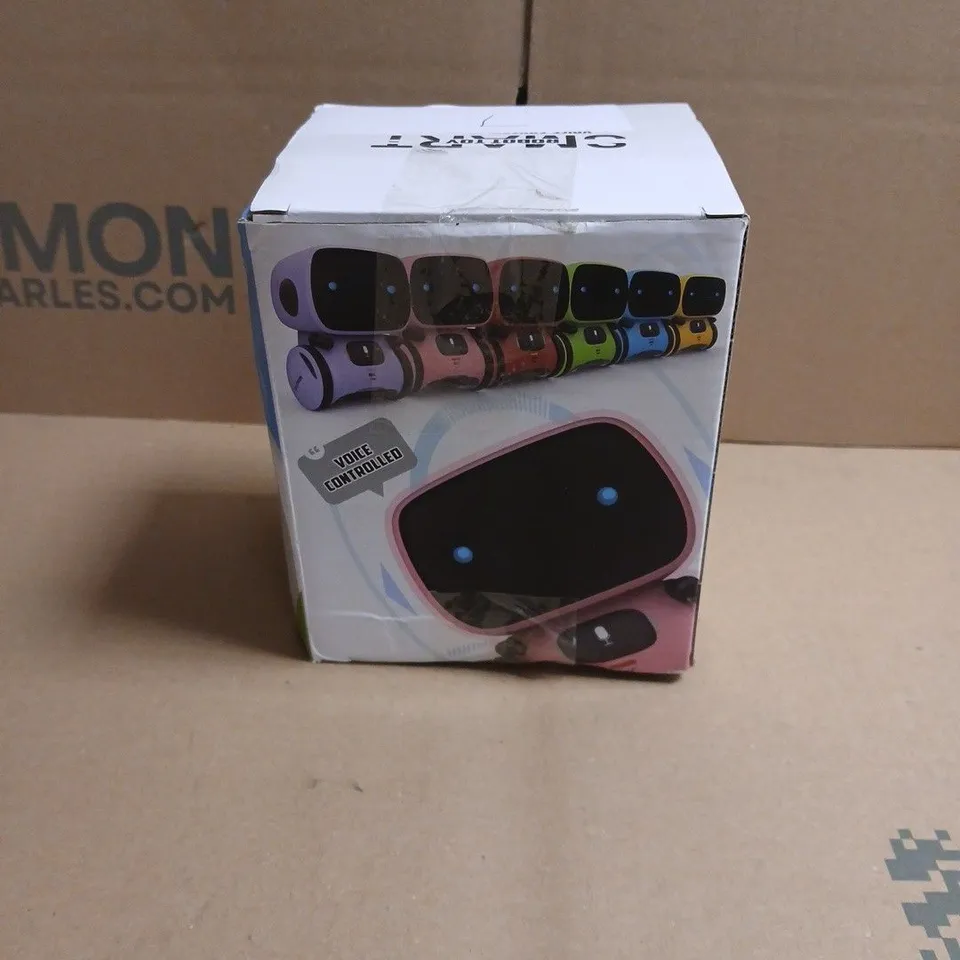 SMART ROBOT TOY VOICE CONTROLLED PINK BOXED