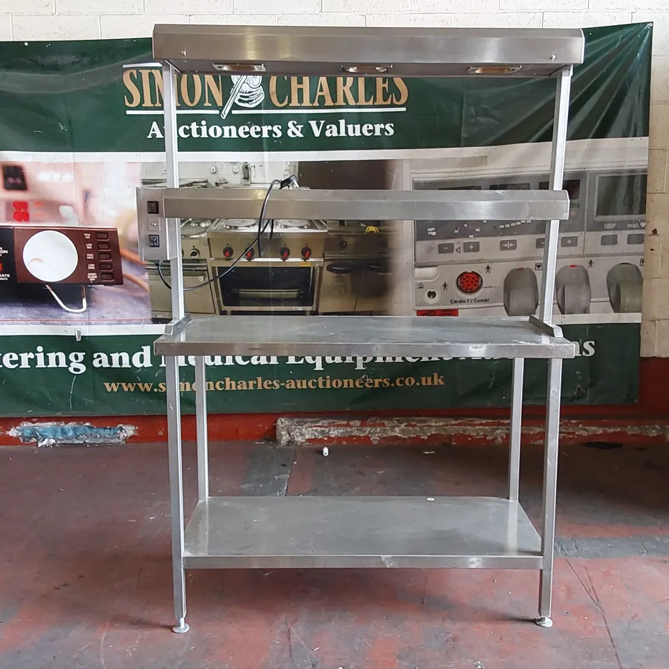 ICON ENGINEERING TWIN LEVEL ROUTE STAND HOT RACK