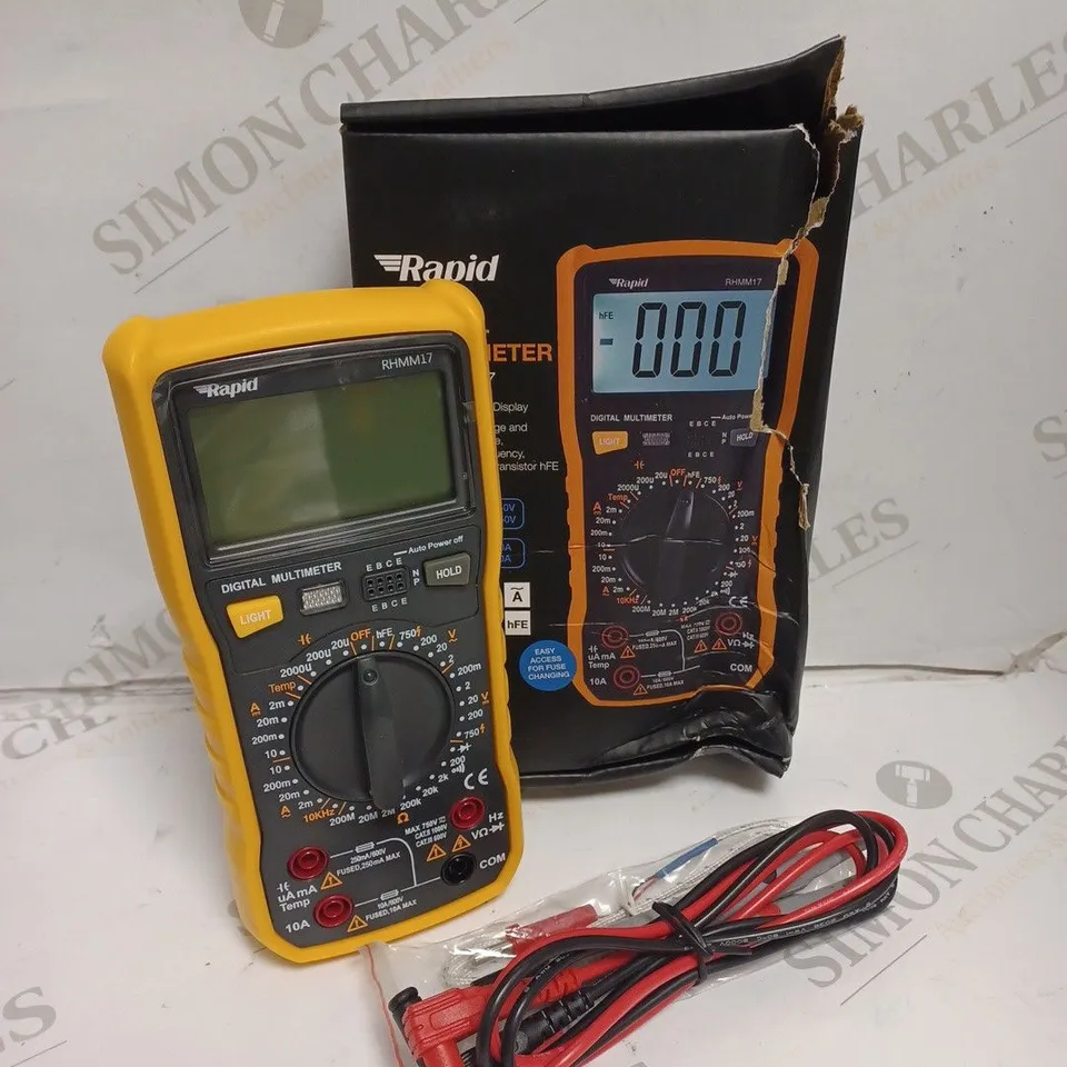 BOXED RHMM17 DIGITAL MULTIMETER 