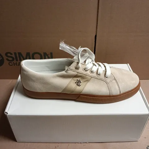 BOXED PAIR OF LAUREN RALPH LAUREN JANSON II TRAINERS - 5