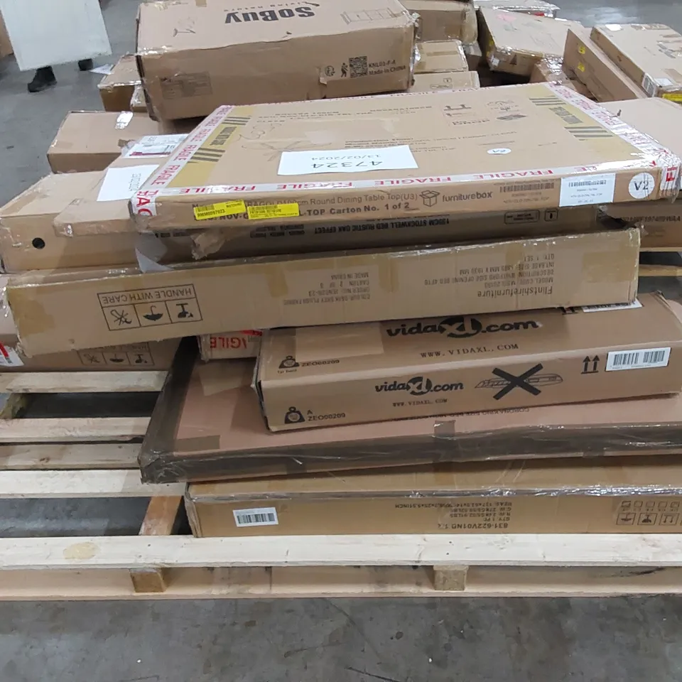 PALLET TO CONTAIN ASSORTED BOXED FURNITURE AND FURNITURE PARTS