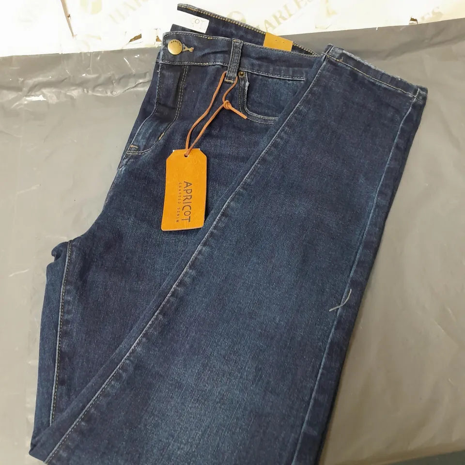 APRICOT LADIES SLIM FIT DARK BLUE JEANS SIZE 14