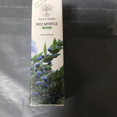 APPROXIMATELY 200 AROMA NAMU RED MYRTLE ESSENTIAL OIL 10ML – 100% PURE
