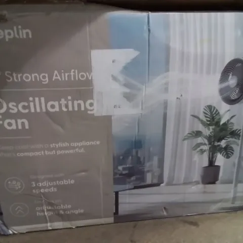 BOXED KEPLIN 10" OSCILLATING FAN WHITE