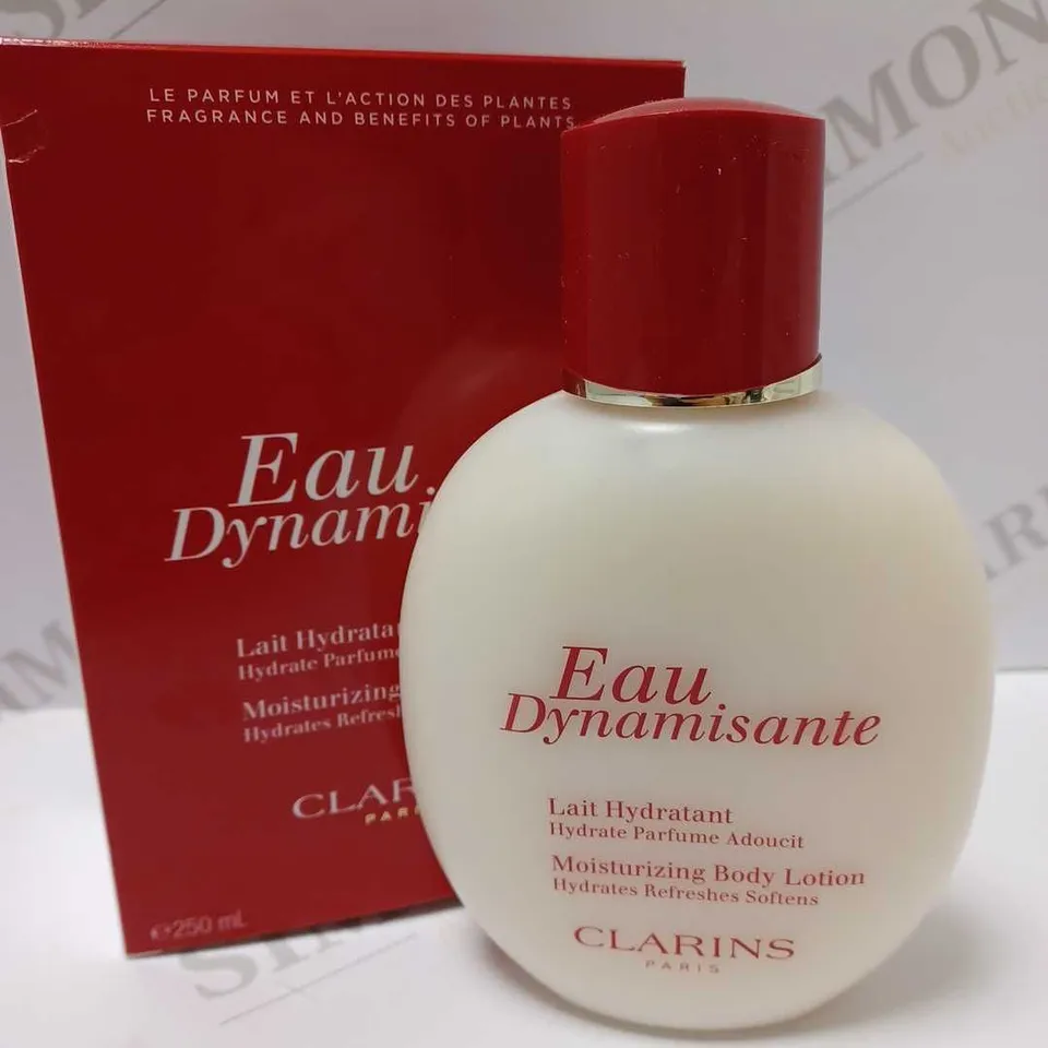 CLARINS EAU DYNAMISANTE MOISTURIZING BODY LOTION 250ML
