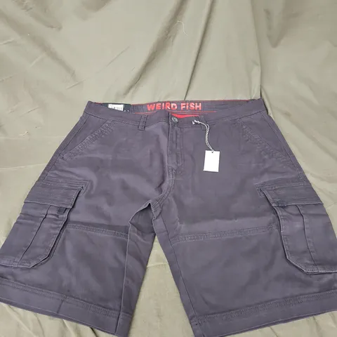 WEIRD FISH RIGNEY SHORT IN NAVY SIZE W40