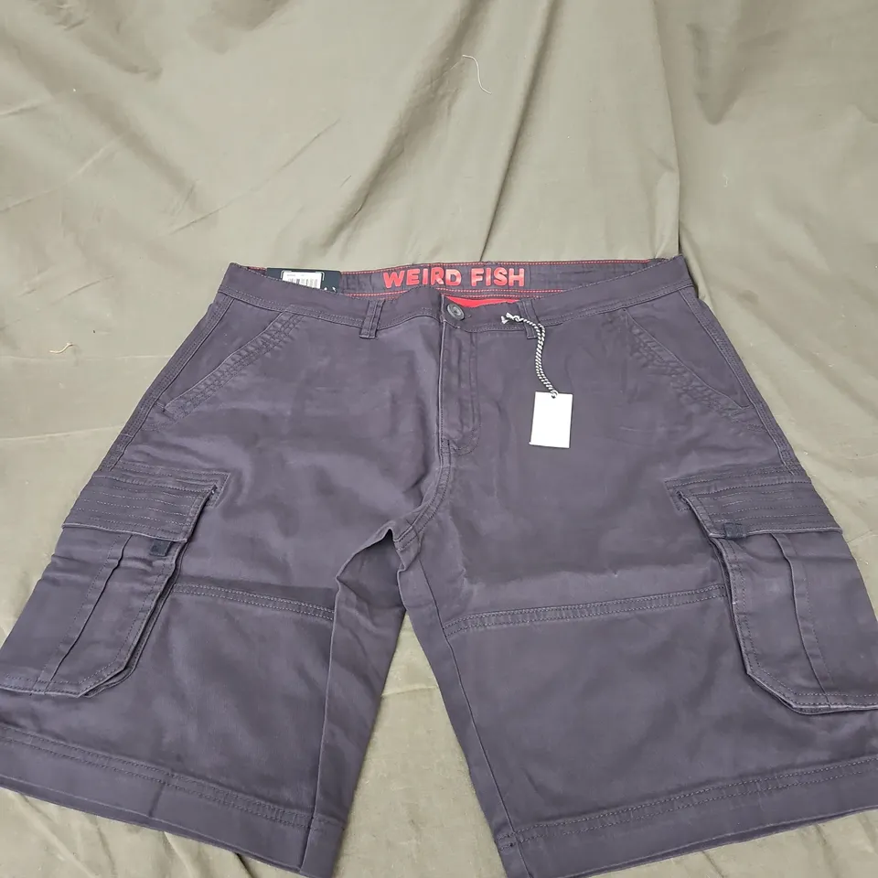 WEIRD FISH RIGNEY SHORT IN NAVY SIZE W40
