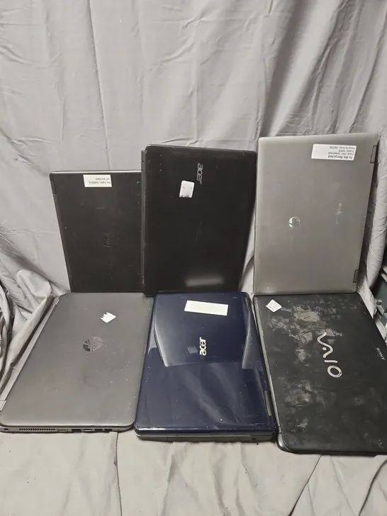 Lot 1482: APPROXIMATELY 6 ASSORTED USED LAPTOPS TO INCLUDE BRANDS SUCH ...