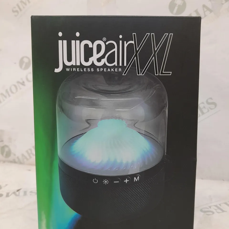 BOX OF 27 BRAND NEW JUICEAIR XXL WIRELESS SPEAKERS 