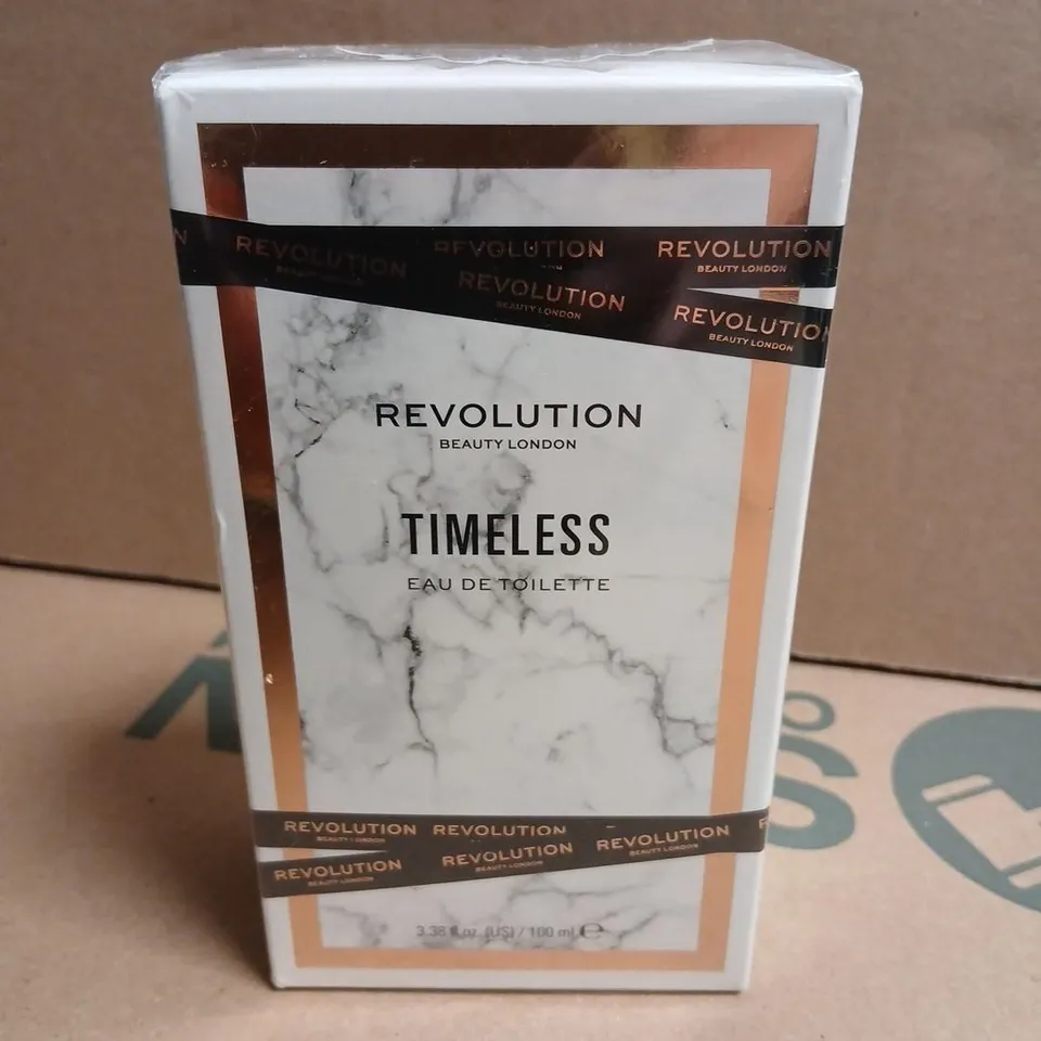 BOXED AND SEALED REVOLUTION BEAUTY LONDON TIMELESS EAU DE TOILETTE 100ML
