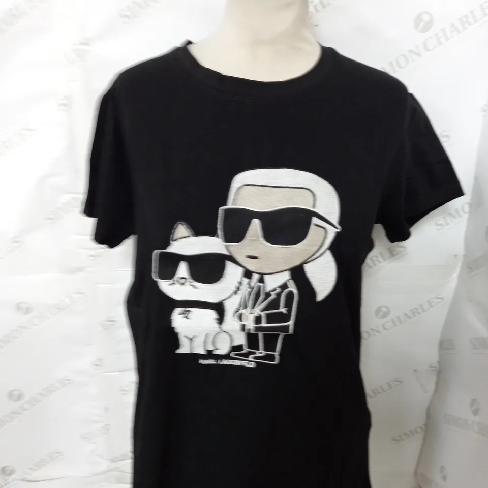 KARL LAGERFELD GRAPHIC T-SHIRT SIZE XL