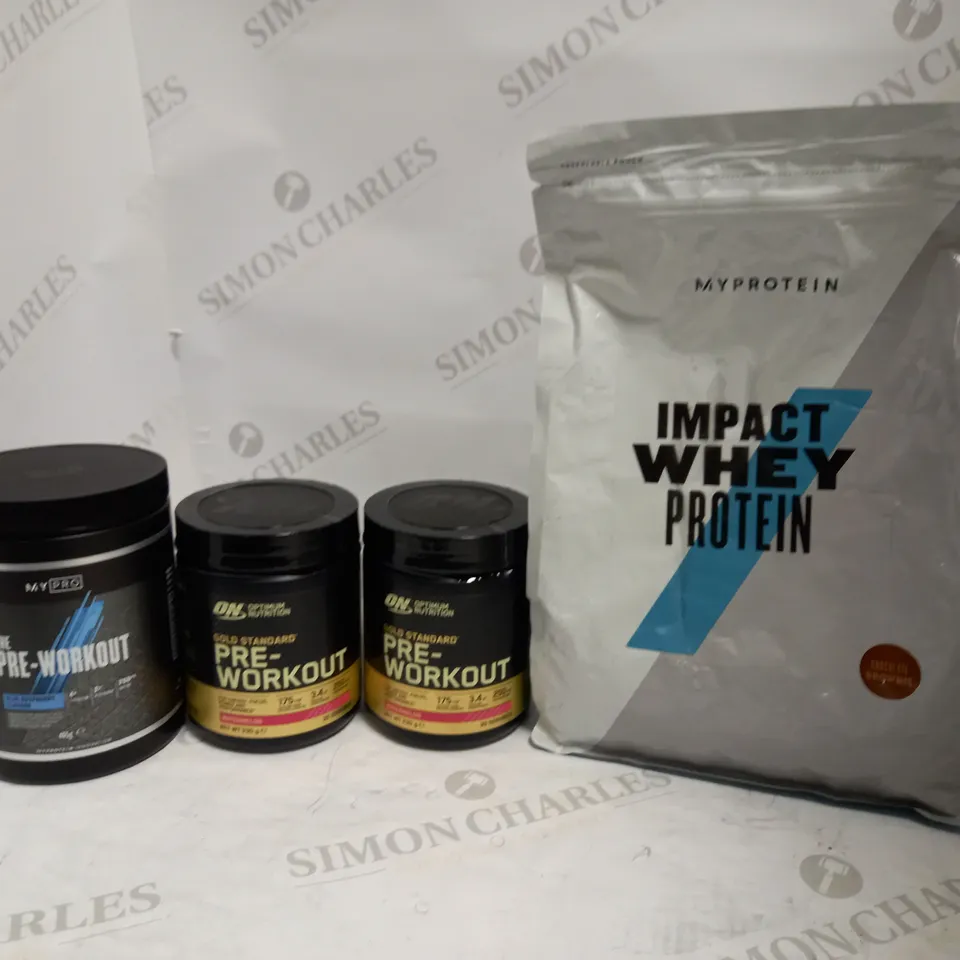 LOT OF 4 PROTEIN POWDER ITEMS