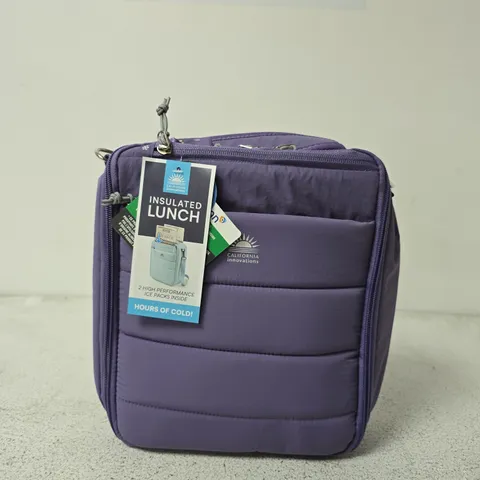 CALIFORNIA INNOVATIONS INSULATED LUNCH BAG – PURPLE