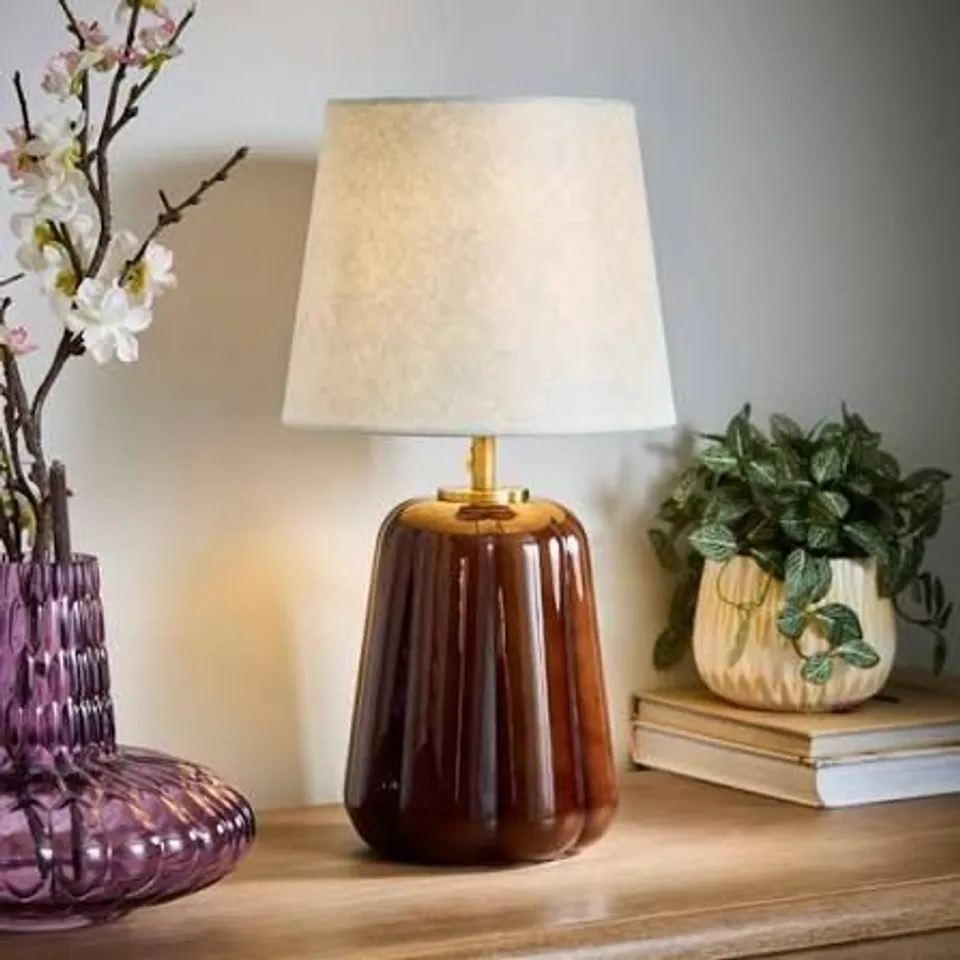 BOXED JELLY GLASS TABLE LAMP