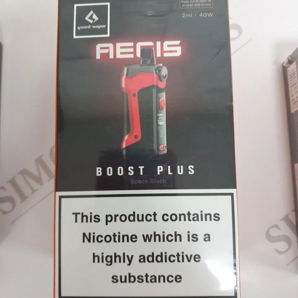 BOXED AND SEALED GEEK VAPE AEGIS BOOST PLUSSPACE BLACK