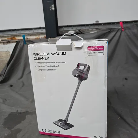 WIRELESS VACUUM CLEANER HB-801 – CORDLESS 2-IN-1