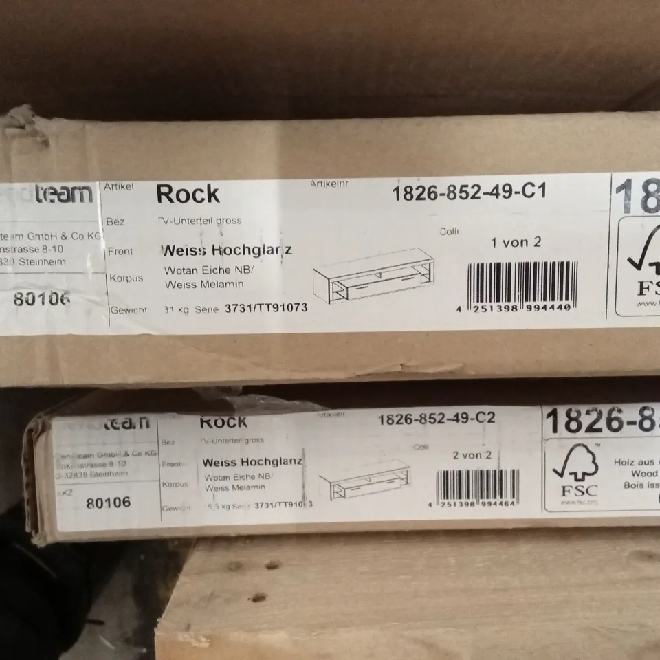 BRAND NEW BOXED TV UNIT (2 BOXES)