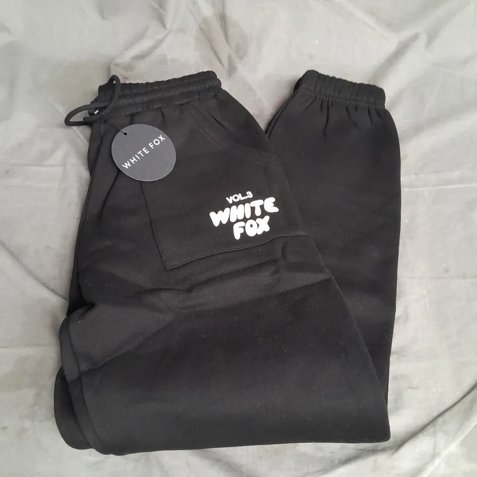 WHITE FOX OFFSTAGE SWEATPANTS IN MONOCHROME SIZE XS
