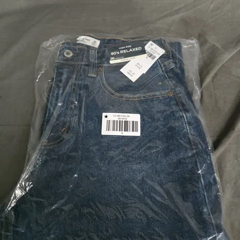 BAGGED ABERCROMBIE AND FITCH HIGH RISE 90S RELAXED FIT (UK 8 / US 26)