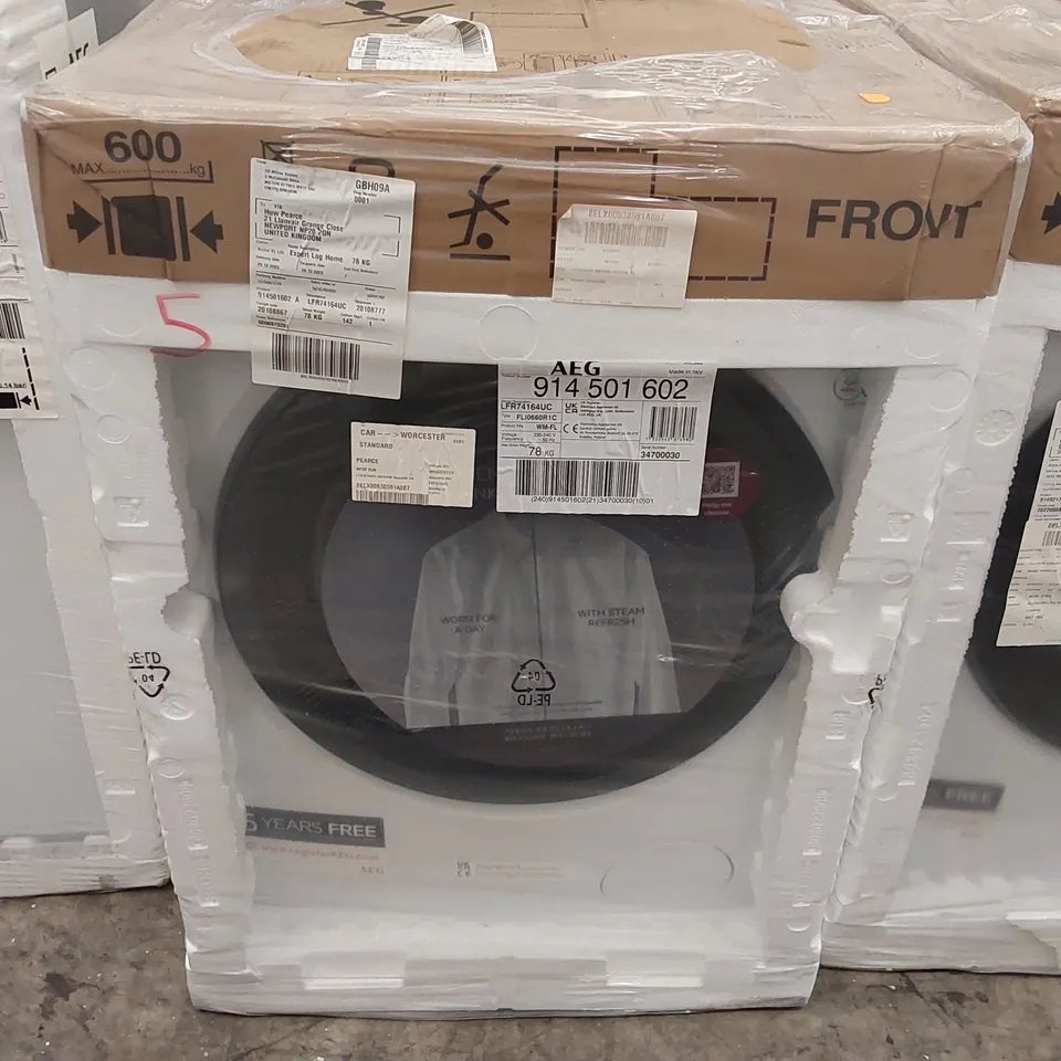 AEG LFR74164UC 10KG WASHING MACHINE WITH 1600 RPM - WHITE - A RATED RRP £875