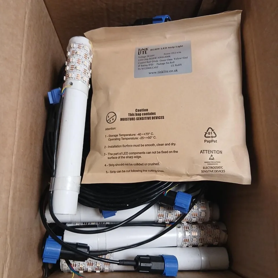 SIX BAGGED THINK LITE RGBW LED STRIP LIGHTS 