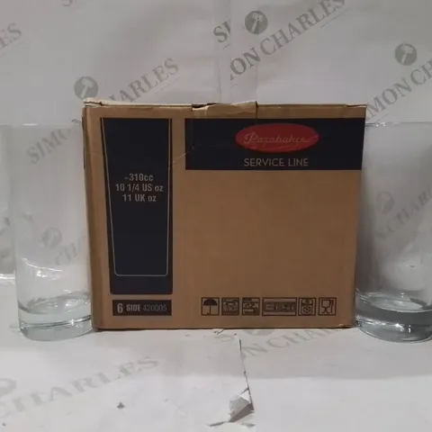 BOXED PASABAHCE HI BALL GLASSES BOX OF 6