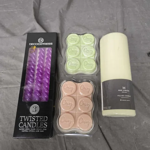 APPROXIMATELY 15 ASSORTED CANDLES & MELTS 