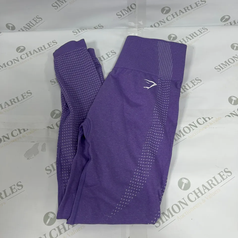 GYMSHARK TRAINING LEGGINGS IN PURPLE SIZE MEDIUM