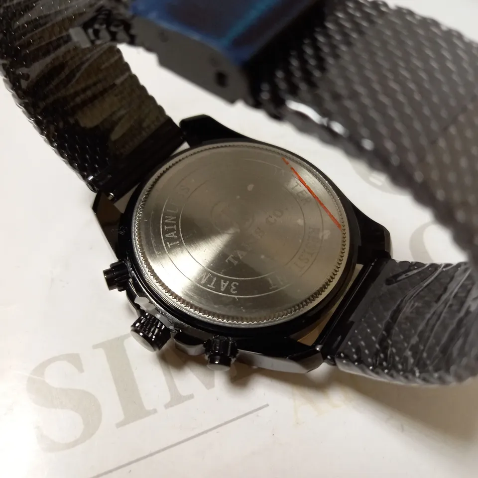 TALIS CO TRIPLE DIAL MESH STRAP WATCH RRP £550