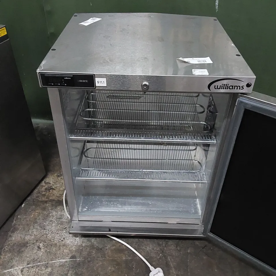 WILLIAMS LA135SA R290 R1 AMBER COMMERCIAL UNDER COUNTER FREEZER