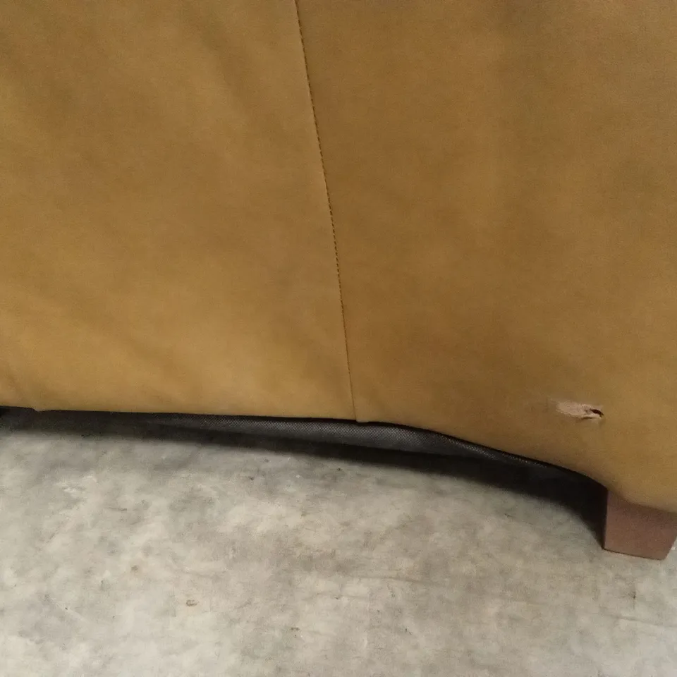BAILEY 4 SEATER LEATHER SOFA - TAN RRP £849