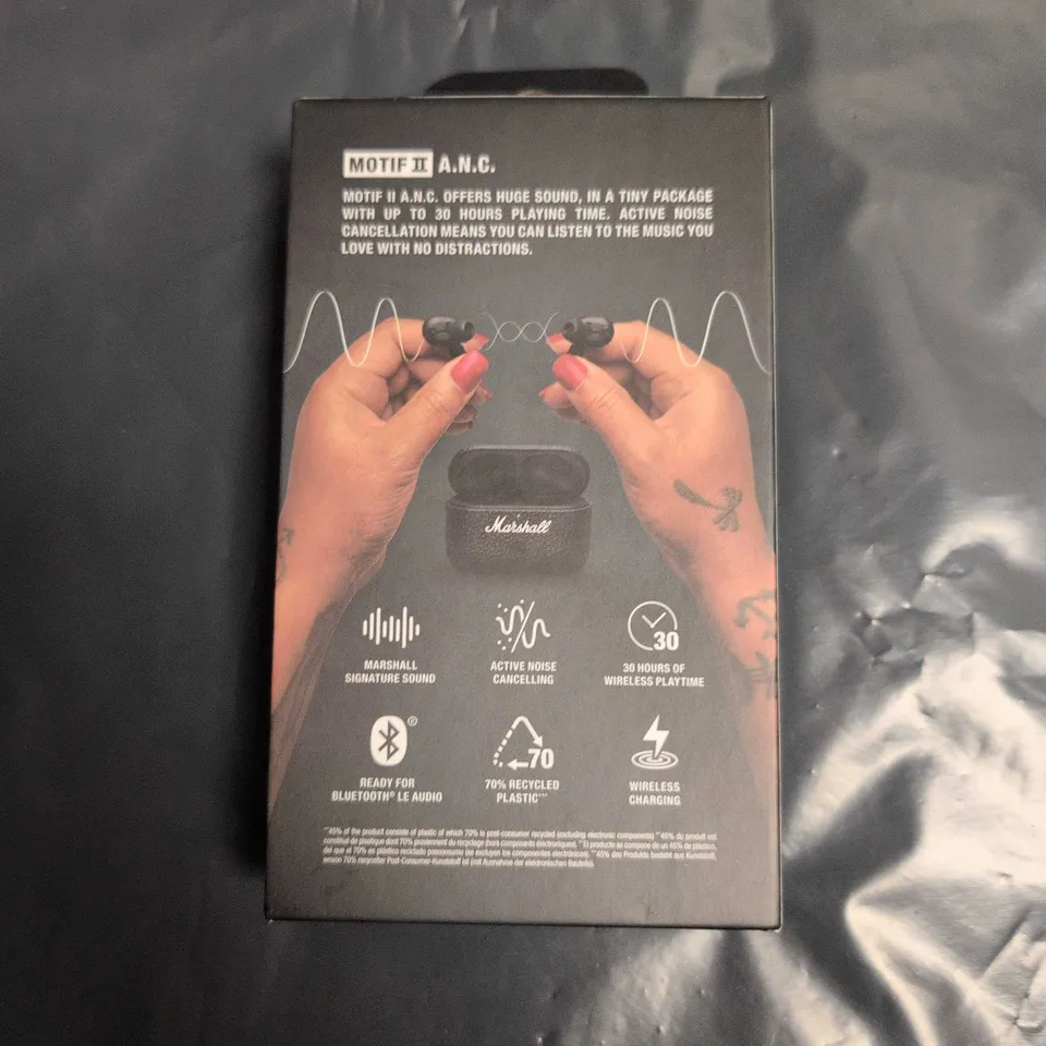 Marshall Motif II A.N.C. True Wireless Earbuds – Boxed