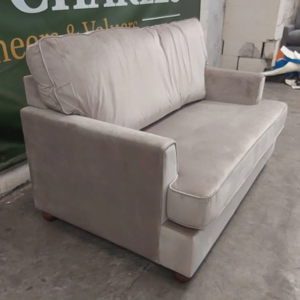 QUALITY DESIGNER 2 SEATER VELVET SOFA BED