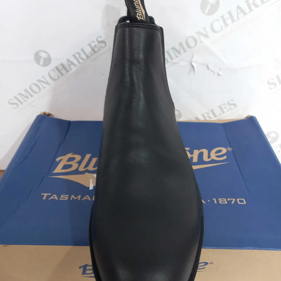 BOXED BLUNDSTONE MEN'S DRESS ANKLE BOOTS, BLACK - SIZE 10
